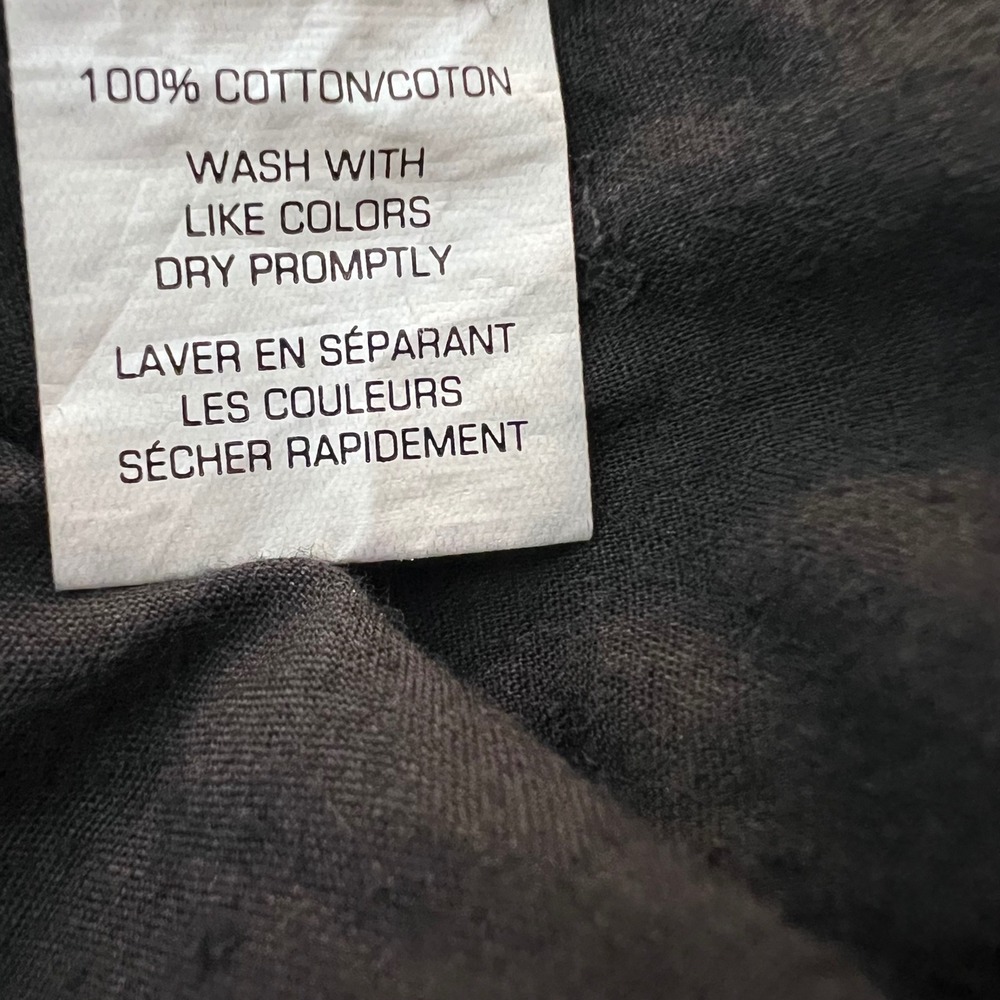Van Heusen Mens Black Chino Shorts 100% Cotton Flat Front Size 36 Casual‎ Twill - Picture 4 of 4
